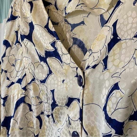 Vintage 1980’s Floral Mix Pattern Mini Dress Sz 16w - Picture 5 of 10